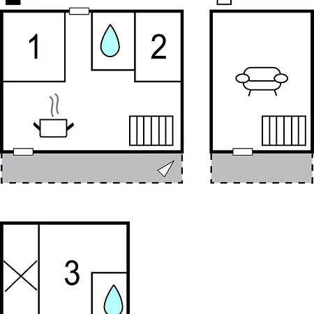 Two-bedroom In Rudkobing Feriehus *